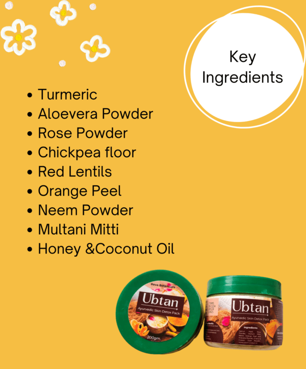 Ubtan Ayurvedic Skin Detox Pack - Image 4