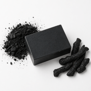 Charcoal Soap(Glycerine)
Activated Turmeric Charcoal 
100 Gm.